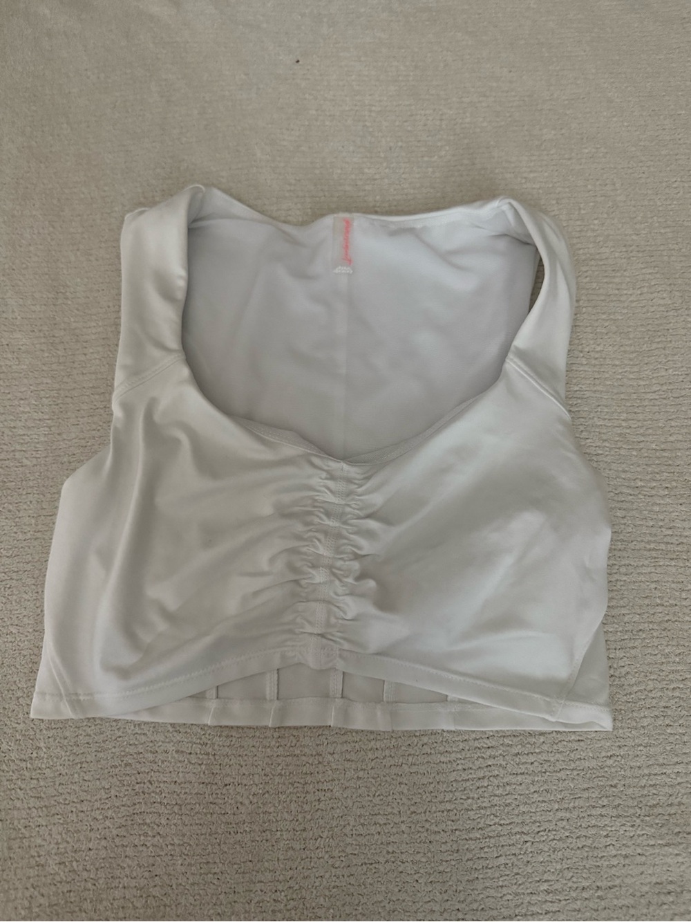 Free People White Crop Top